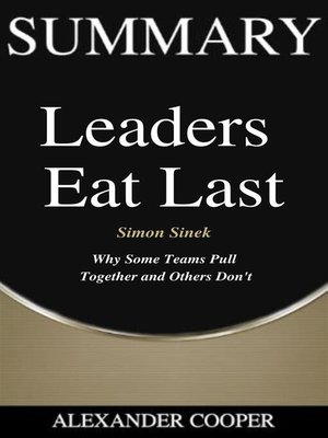 cover image of Summary of Leaders Eat Last